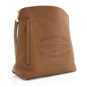 Louis Vuitton Brown Leather Shoulder Bag